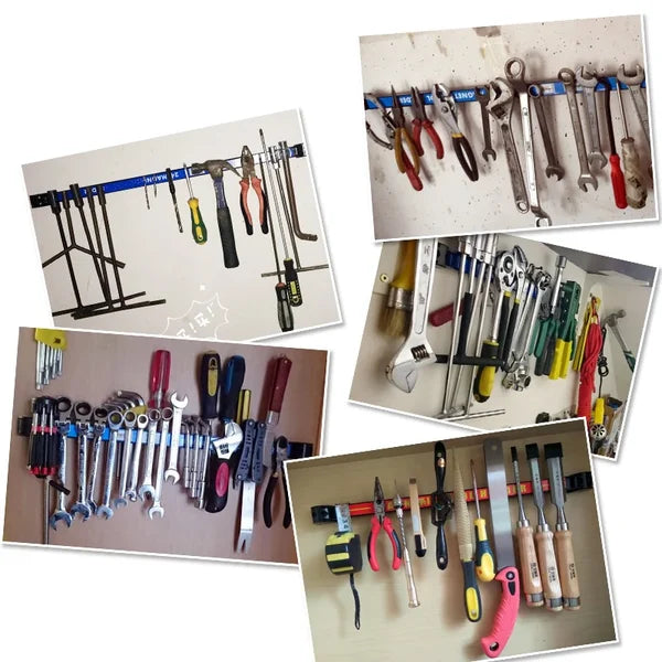 ⏰Powerful Magnetic Tool Holder - 30kg Load Capacity with Quick-Release Design for Workshop & Garage Organization 🛠️🔗