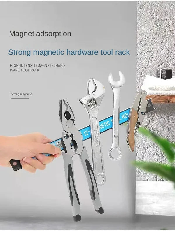 ⏰Powerful Magnetic Tool Holder - 30kg Load Capacity with Quick-Release Design for Workshop & Garage Organization 🛠️🔗