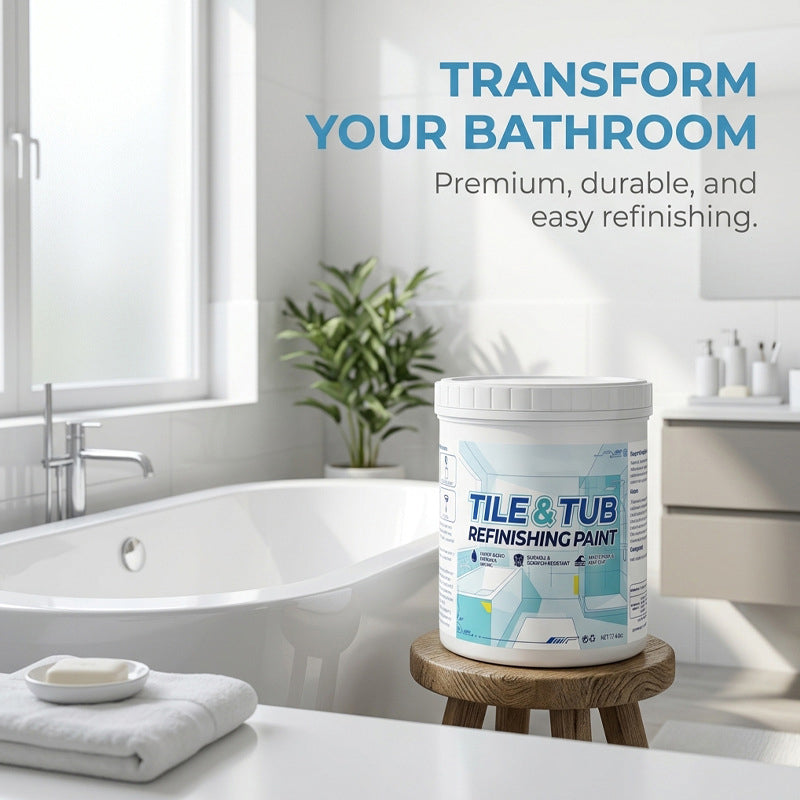⏳LAST DAY 50%OFF✨🛁 Premium Tile & Tub Refinishing Paint Kit