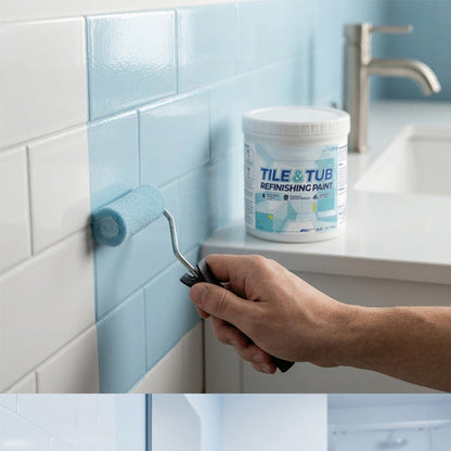 ⏳LAST DAY 50%OFF✨🛁 Premium Tile & Tub Refinishing Paint Kit