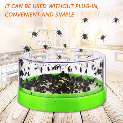 50%OFF Today ⚡🌿🪰Chemical-Free Reusable Non-Electric Fly Trap for Kitchen & Patio