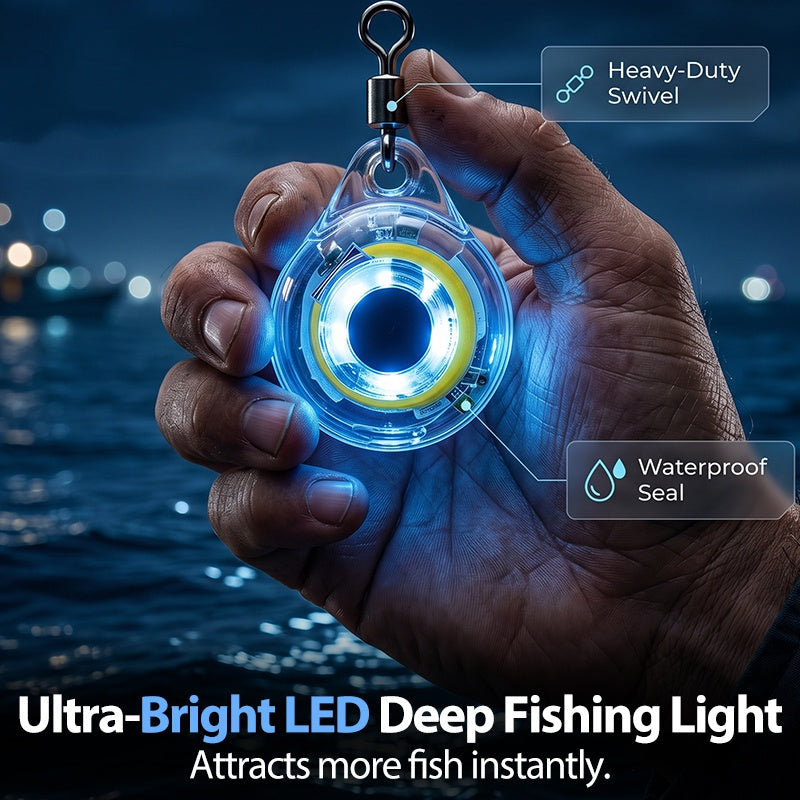 ⏳LAST DAY 50%OFF🌊🎣 Ultra-Bright LED Lure Light for Night Fishing