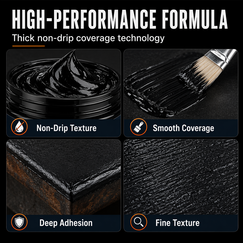 Metal Rust Protection Black Repair Paste