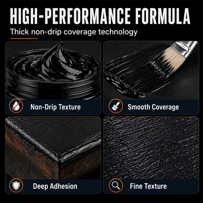 Metal Rust Protection Black Repair Paste