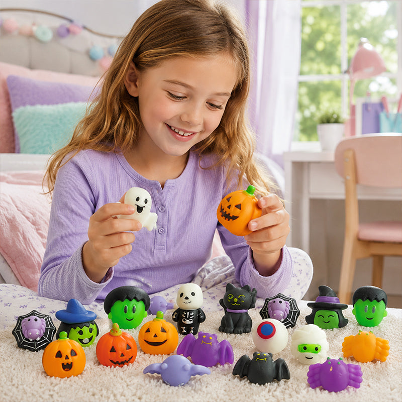 Spooky Surprises to Share 🎃✨ Halloween Mini Squishies