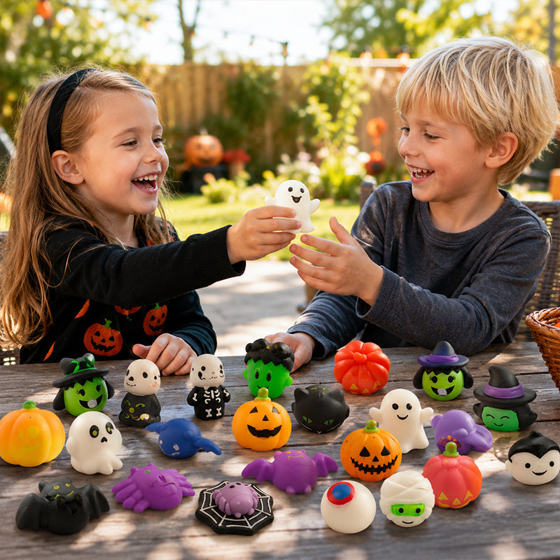 Spooky Surprises to Share 🎃✨ Halloween Mini Squishies