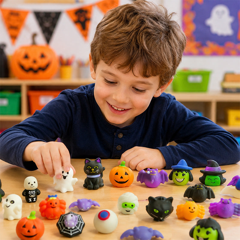 Spooky Surprises to Share 🎃✨ Halloween Mini Squishies
