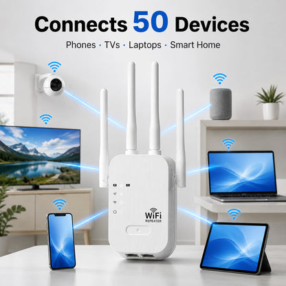 No More Dead Zones 📶🎮 WiFi Extender for Gaming, Streaming & Work