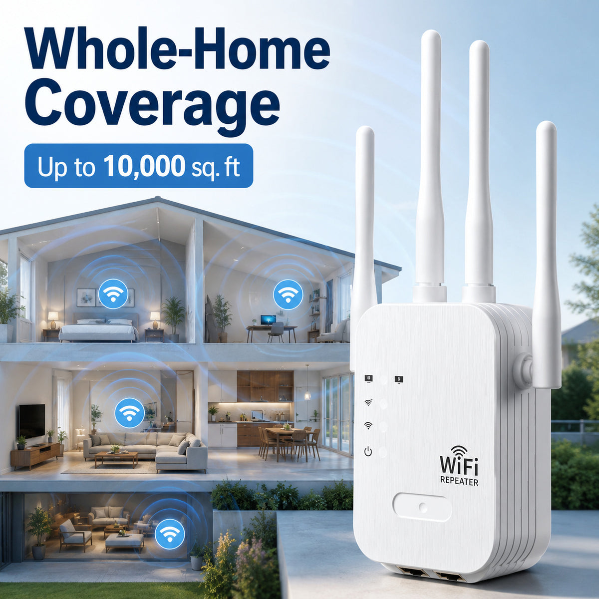 No More Dead Zones 📶🎮 WiFi Extender for Gaming, Streaming & Work