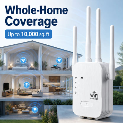 No More Dead Zones 📶🎮 WiFi Extender for Gaming, Streaming & Work