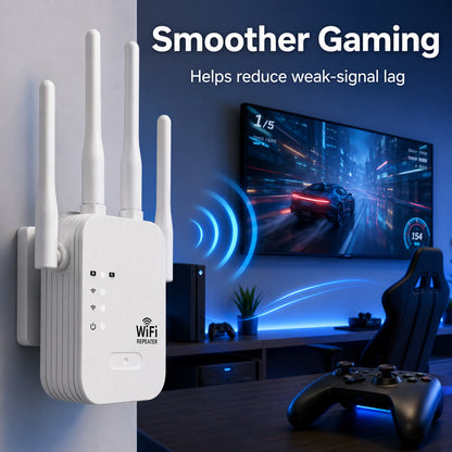 No More Dead Zones 📶🎮 WiFi Extender for Gaming, Streaming & Work